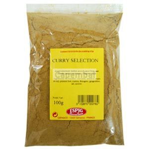 Curry slection moulu 100 grammes