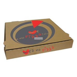 Boite  pizza premium kraft paquet de 100