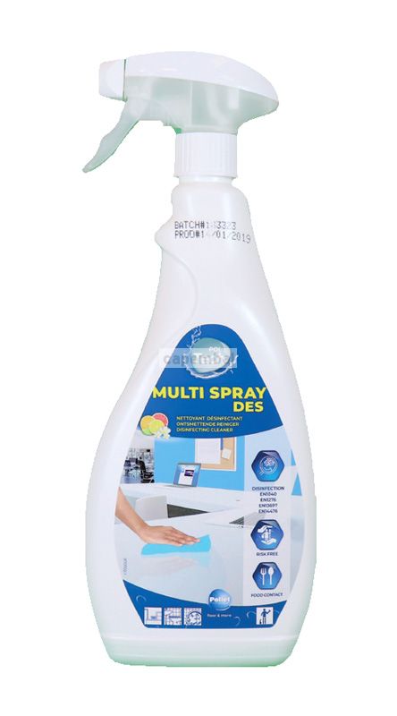 Nettoyant multi-surfaces désinfectant Multi Spray DES