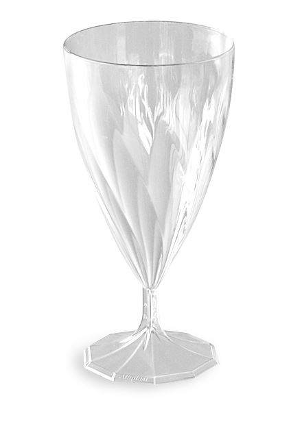 Verre à pied mécanique en verre transparent - lot de 6 Lot de 6 verres à  vin, amboise