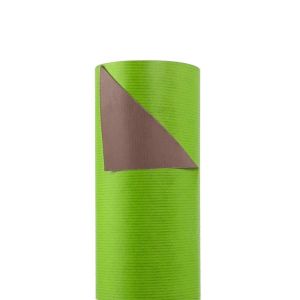 Papier kraft bicolore vert chocolat 0.70 x 50 m