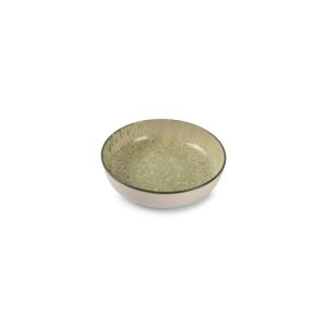 Assiette gravel verte assiette creuse