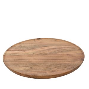 Assiette bois acacia 37 cm