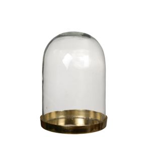 Cloche et socle 15.25 x 24.25 cm