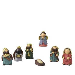 7 petits santons 8 cm