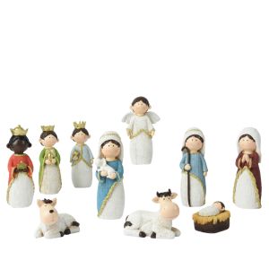 10 santons 15 cm