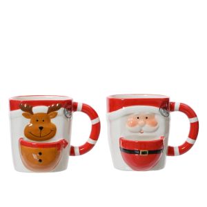 Mug renne santa