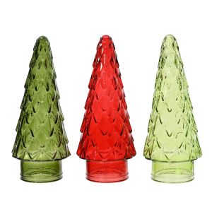 Sapin verre diamtre 10.5 x 25 cm