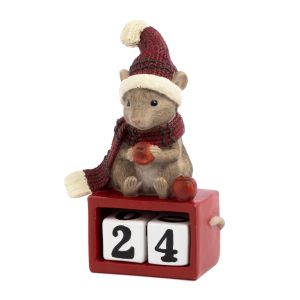 Calendrier avent souris 5 cm