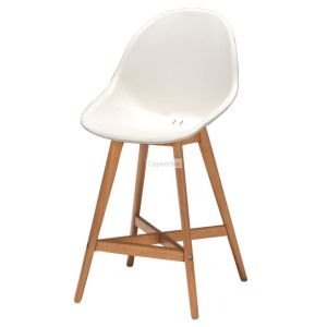 Tabouret vergio h65 blanc hauteur dassise : 65 cm - in & out
