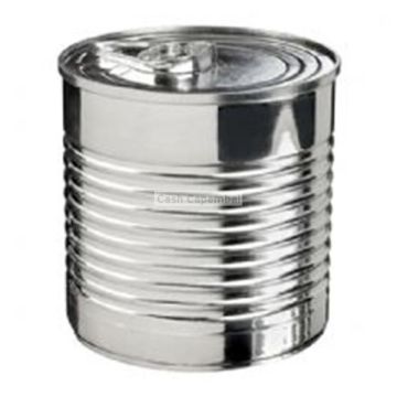 25 boites de conserve metal 60 ml
