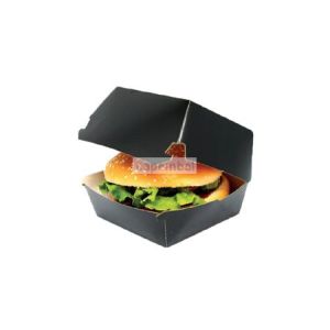 50 boîtes burger en carton noir
