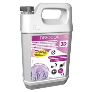 Détergent désinfectant surodorant 3d sols et surfaces lavande