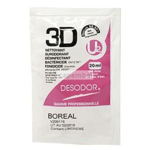 250 doses 3d détergent désinfectant surodorant boreal