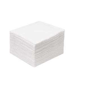 100 serviettes de table blanches 30 x 39 cm