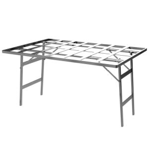 Table plateau ajour aluminium 100 x 150 x 80 cm