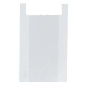 100 sacs plastiques blancs  bretelles 55 x 90 x 20 cm