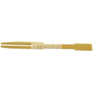200 brochettes bambou fourchette 9 cm