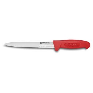 Couteau  dnerver 20 cm flexible rouge