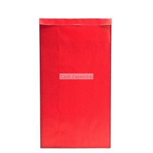 250 pochettes kraft rouge 17 x 7 x 35 cm