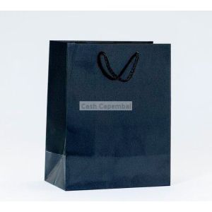 12 sacs luxe pellicul noir 18 x 10 x 23 cm