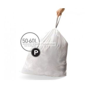 60 sacs poubelle code p 60 litres
