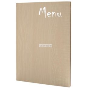 Porte-menu woodstock a4