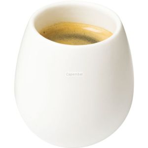 Oval tasse blanche 10 cl